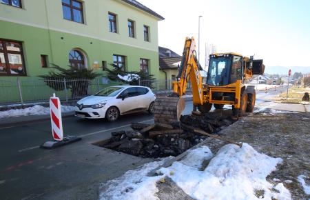 ZAČETEK DEL IZGRADNJA KANALIZACIJE BEGUNJE SELŠČEK 05 FOTO LJUBO VUKELIČ